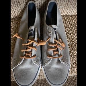 Womens Grey Sperry
